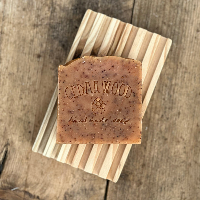 Handmade exfoliating soaps