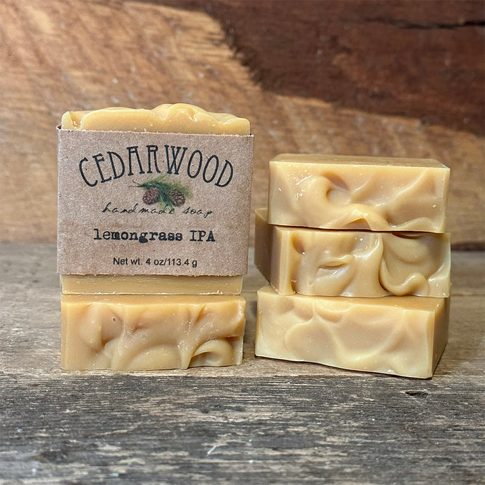 Handmade beer soaps