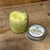 Glass jar of Bergamot hemp body butter