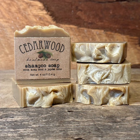 Five shampoo soap handmade soap bars